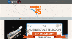 Desktop Screenshot of hubble25th.org